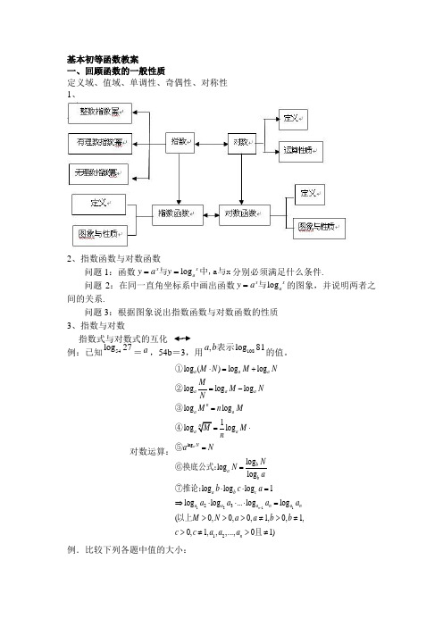 基本初等函数教案