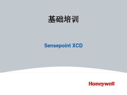 Honeywell Sensepoint XCD 基本操作培训