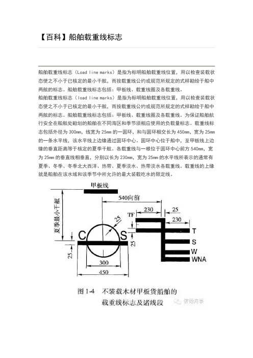 百科船舶载重线标志