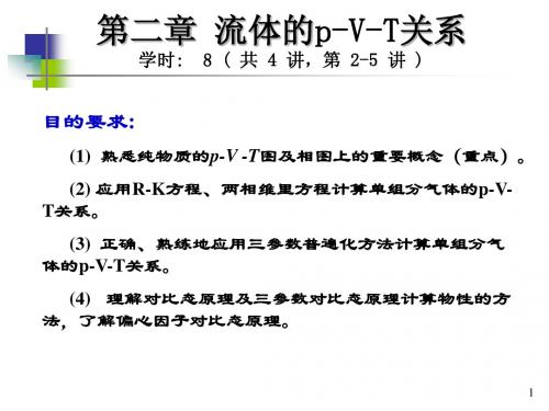第二章 流体的 p-V-T关系