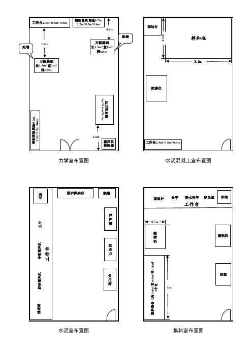 工地试验室建设平面布置图