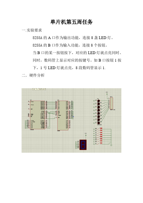 使用8255A控制led