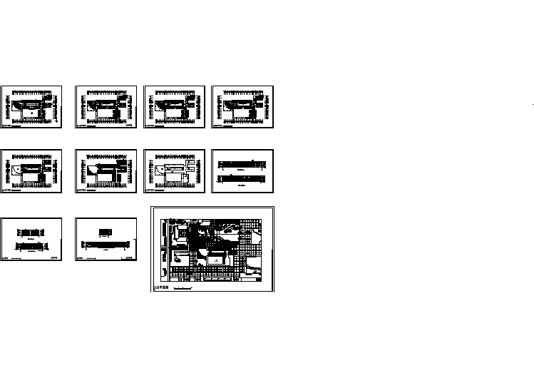 【设计图纸】某学校建筑单体施工图(精选CAD图例)