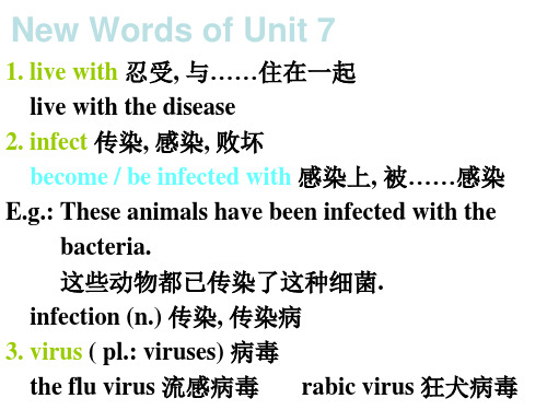 高二英语上学期unit 7 word study(PPT)4-3