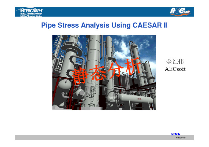2010年11月CAESARII高级培训讲义- 应力分析理论及规范应力