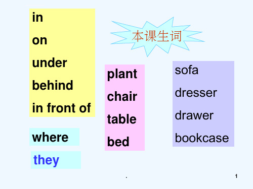 人教版七年级英语上册第四单元完整ppt课件