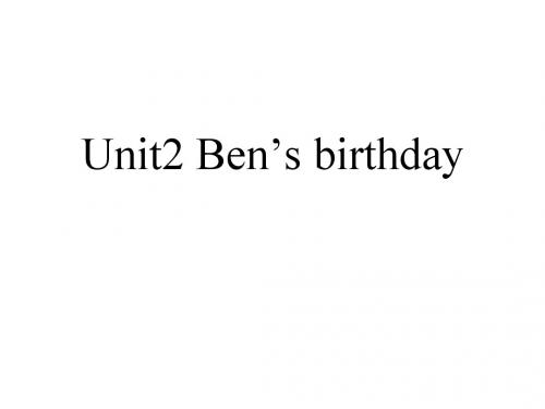 六年级英语上册Unit2课件3
