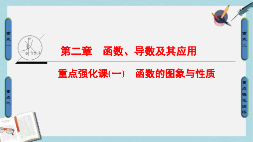 全国通用2018高考数学一轮复习第2章函数导数及其应用重点强化课1函数的图象与性质课件文新人教A版