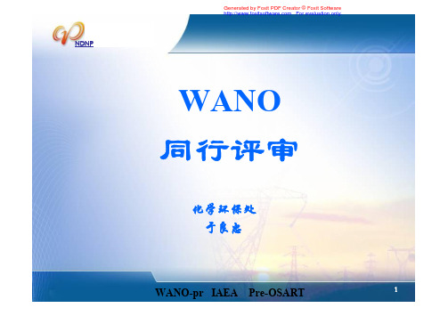 WANO同行评审介绍