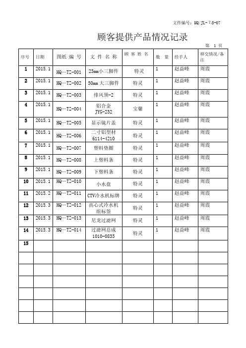 顾客财产16