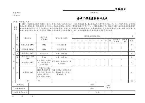 挂铁丝网喷射混凝土评定