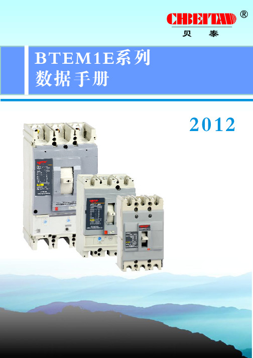 塑壳断路器 BTEM1E-100～630数据手册