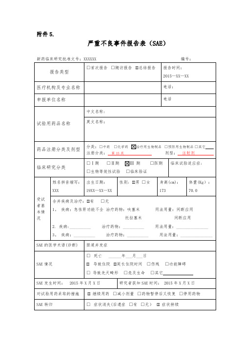 SAE-报告模板