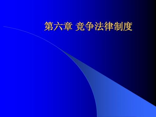 反不正当竞争法(六)