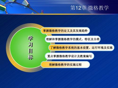 现代教育技术 微格ppt