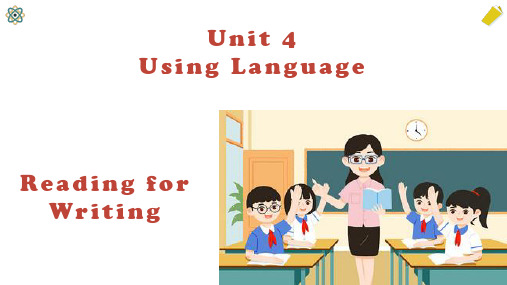 Unit+4+Using+Language高中英语人教版(2019)选择性必修第一册