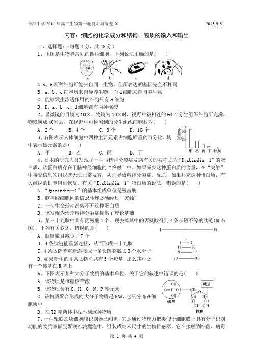 周练卷1