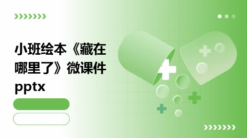 小班绘本《藏在哪里了》微课件pptx