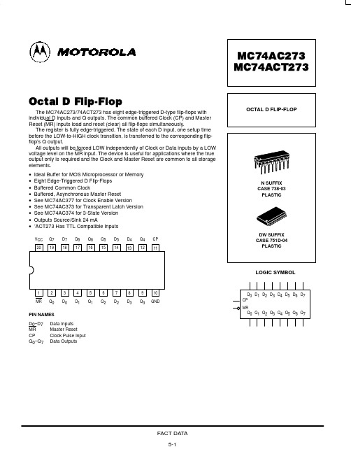 MC74ACT273DW中文资料