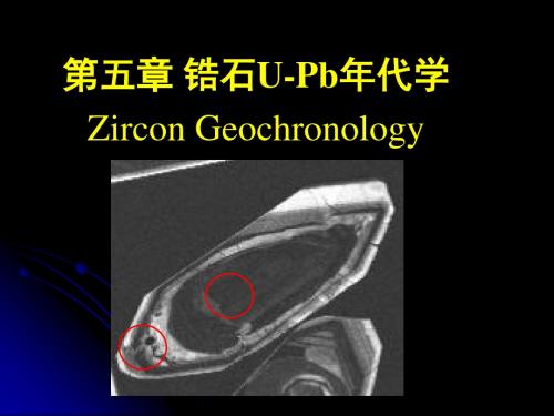 地球科学测试技术-第五章 锆石年代学-文档资料