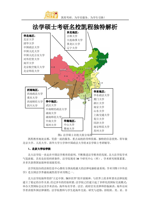 法学硕士考研名校凯程独特解析