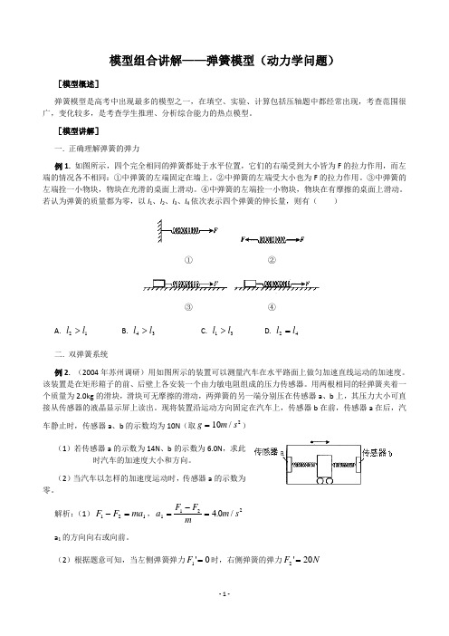 弹力模型