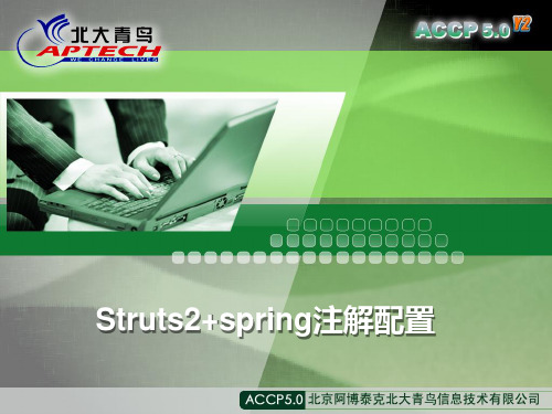 Struts2+spring注解配置简介PPT课件