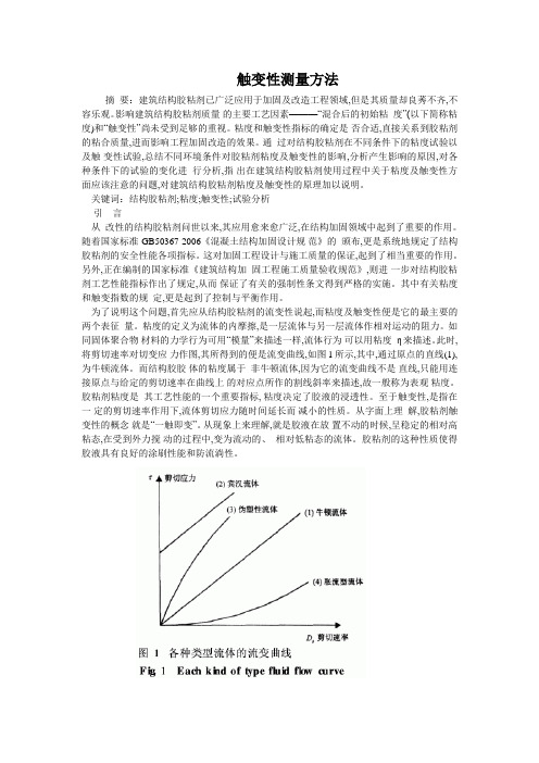 触变性测量方法