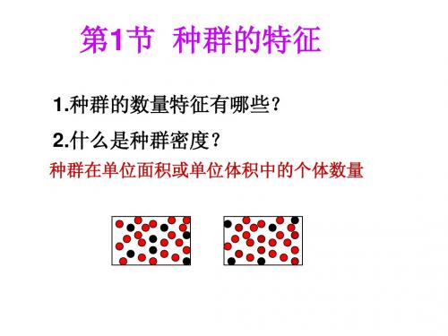 种群的特征(2)