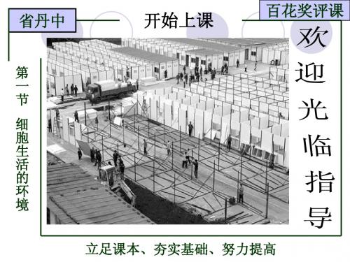 细胞生活的环境