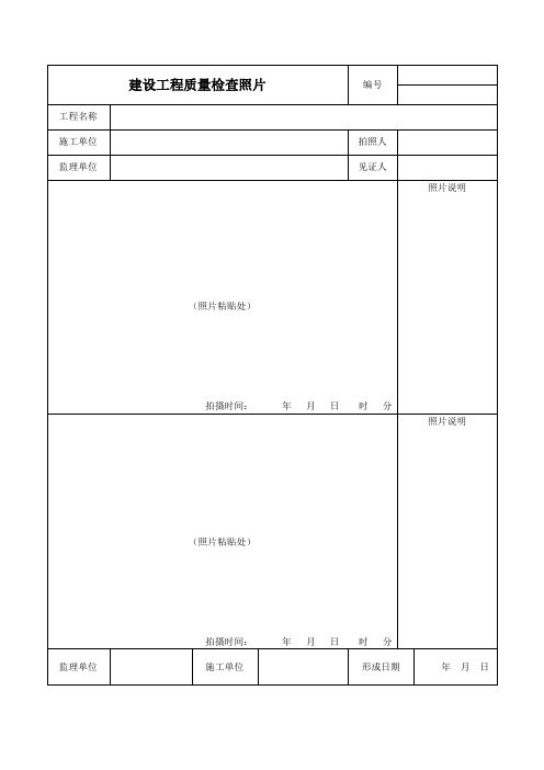 工程项目质量管理人员名册