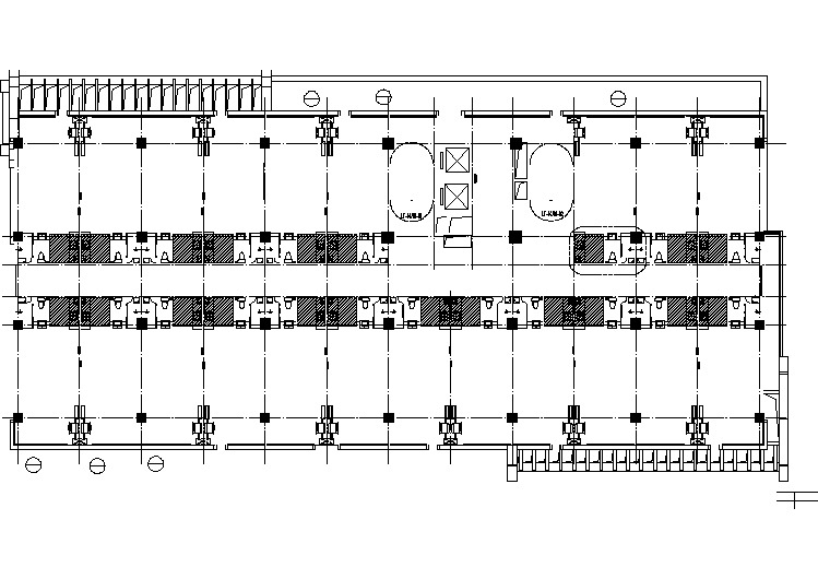 绿地高层住宅楼建筑施工图P03-A(三层平面图)