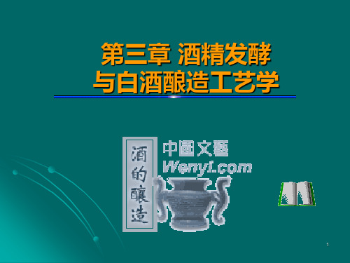 第三章酒精发酵与白酒PPT课件