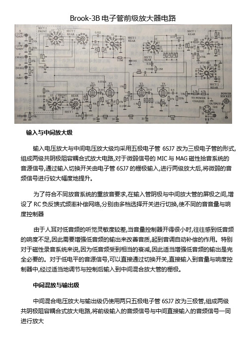 电子管胆机功放电路图