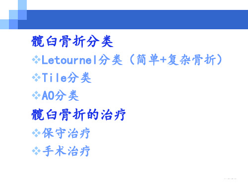 髋臼骨折的分类与治疗(1)