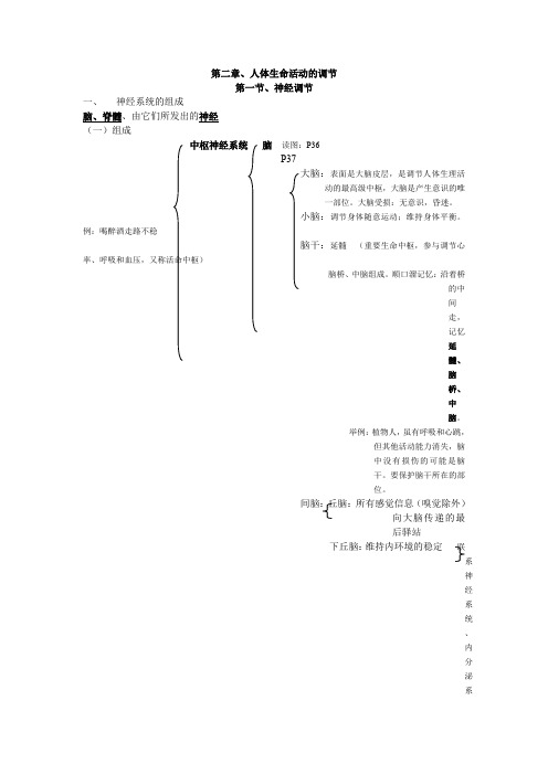 生命科学会考复习提纲