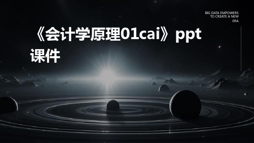 《会计学原理01CAI》课件