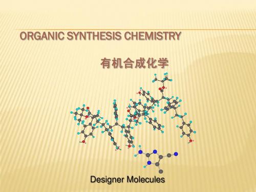 有机合成简介2013