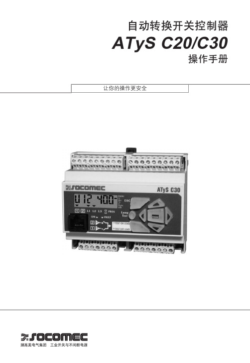 AyTs C20,C30,控制器操作手册