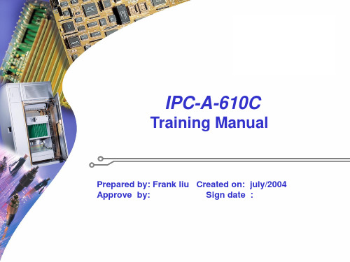 IPC-A-610C Training Manual-forem