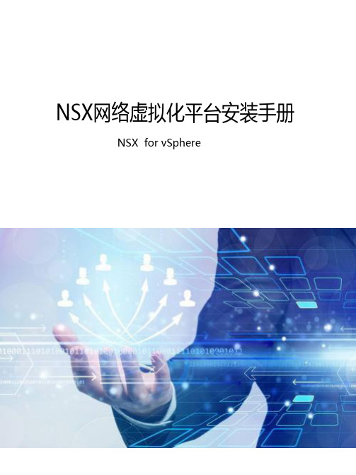 NSX网络虚拟化平台安装手册