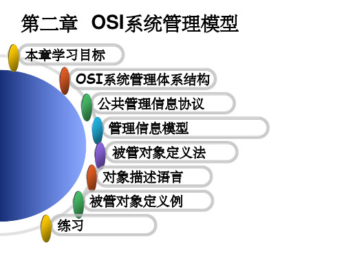 网络管理第2章OSI系统管理模型(1)