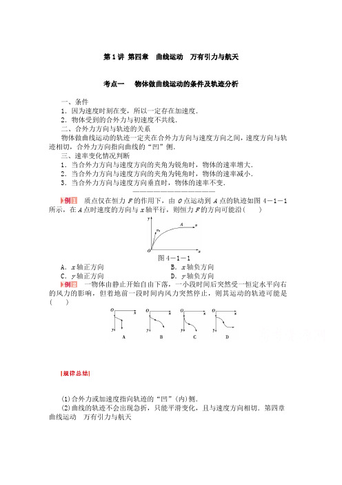 物理必修2曲线运动 运动的合成与分解