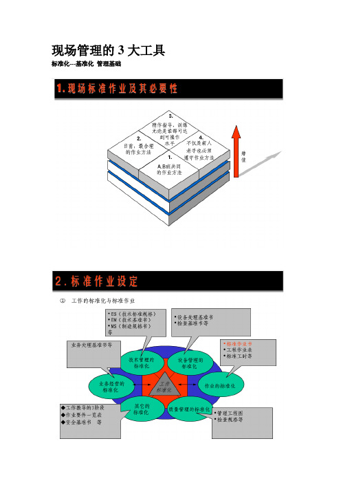 现场管理的三大工具