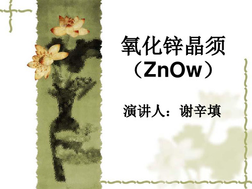 氧化锌晶须(ZnOw)