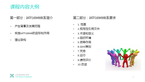 IATF16949:2016质量管理体系要求及审核技巧