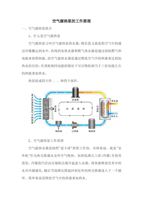 空气源热泵的工作原理