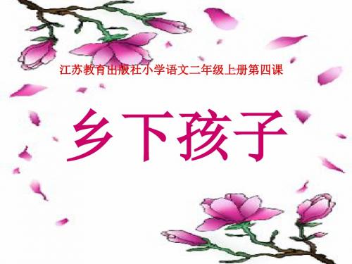 《乡下孩子》PPT优秀课件5