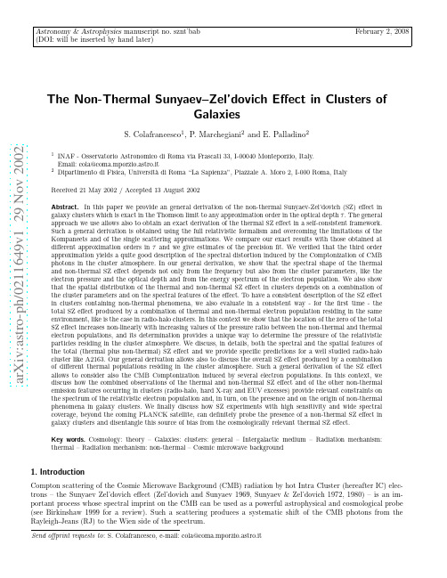 The Non-Thermal Sunyaev-Zel'dovich Effect in Clusters of Galaxies