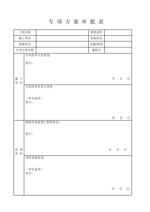 人工挖孔桩施工专项方案